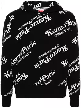 Kenzo худи с логотипом из коллаборации с Verdy, черный