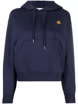 Kenzo худи с нашивкой Tiger, синий