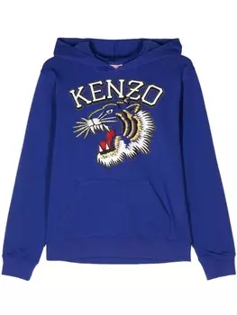 Kenzo худи Tiger Varsity, синий