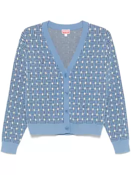 Kenzo кардиган Kenzo Weave, синий