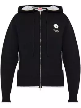Kenzo кардиган с капюшоном, черный