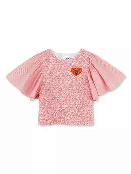 Kenzo Kids блузка в полоску, красный
