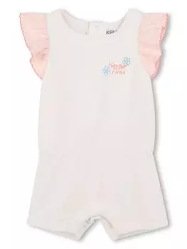 Kenzo Kids боди с логотипом, белый