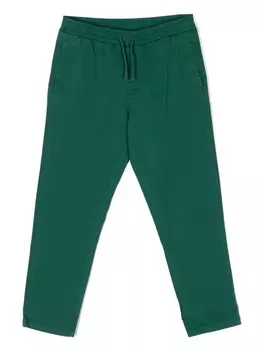 Kenzo Kids брюки с кулиской, зеленый