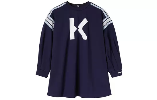 Платье детское Kenzo, темно-синий / белый