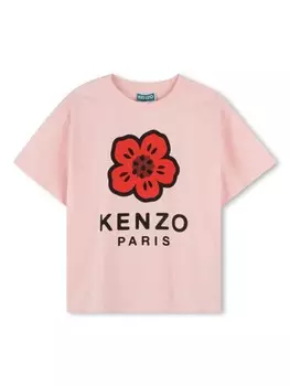 Kenzo Kids футболка Boke Flower, розовый