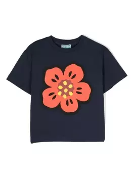 Kenzo Kids футболка Boke Flower, синий