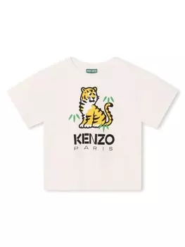 Kenzo Kids футболка Tokyo Paris Kotora, нейтральный цвет