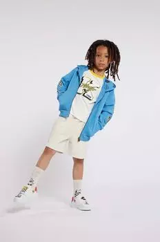 Kenzo kids Хлопковая детская футболка, белый