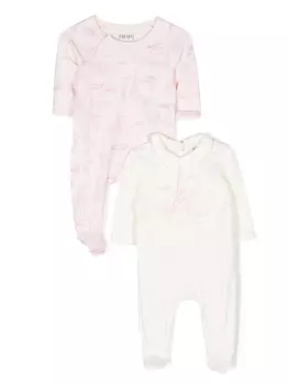 Kenzo Kids комплект из двух пижам, розовый