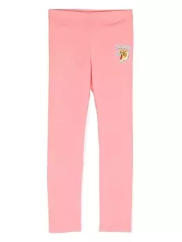 Kenzo Kids легинсы с логотипом, розовый