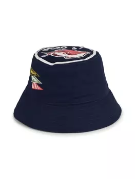 Kenzo Kids панама с принтом, синий