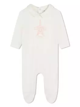 Kenzo Kids пижамный комплект из хлопка с изображением Эйфелевой башни (комплект из двух штук), белый