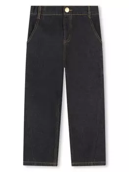 Kenzo Kids прямые джинсы, синий