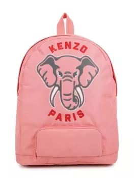 Kenzo Kids рюкзак Rucksack с вышитым логотипом, розовый