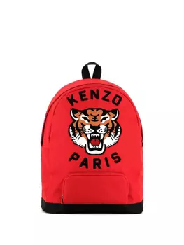 Kenzo Kids рюкзак с вышивкой, красный
