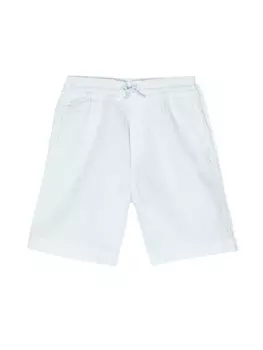 Kenzo Kids шорты-бермуды Kotora с вышитым логотипом, синий