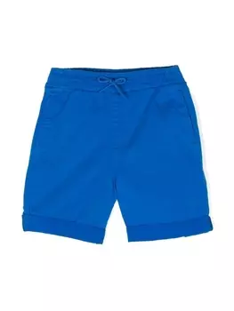 Kenzo Kids шорты с вышитым логотипом, синий