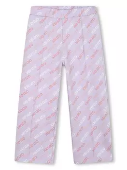Kenzo Kids спортивные брюки, фиолетовый