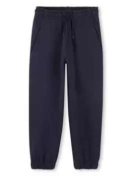 Kenzo Kids спортивные брюки из органического хлопка, синий