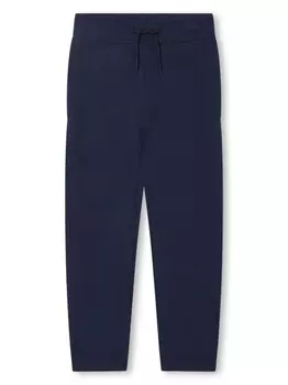 Kenzo Kids спортивные брюки с логотипом, синий