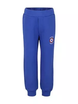 Kenzo Kids спортивные брюки с логотипом, синий