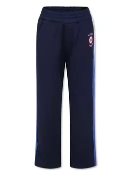 Kenzo Kids спортивные брюки с логотипом, синий