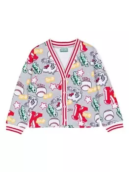 Kenzo Kids толстовка Club Baseball, серый