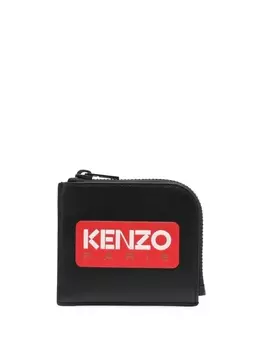 Kenzo кошелек с логотипом, черный