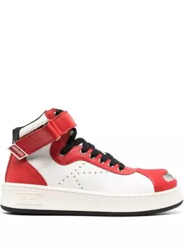 Kenzo кроссовки Hoops в двух тонах, красный