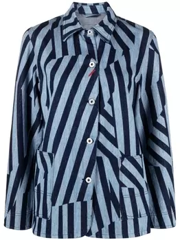 Kenzo куртка Dazzle Stripe, синий