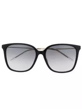 Kenzo массивные солнцезащитные очки с затемненными линзами, черный