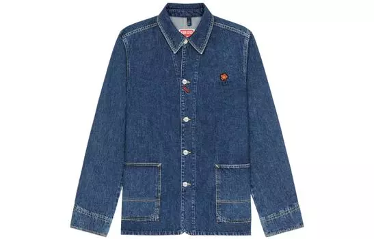 Мужская джинсовая куртка Kenzo, синий
