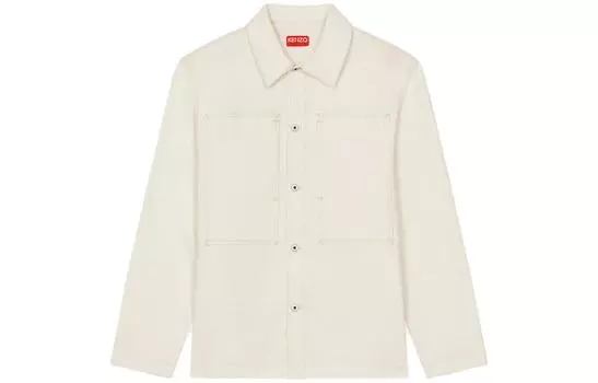 Мужская джинсовая куртка Kenzo, белый