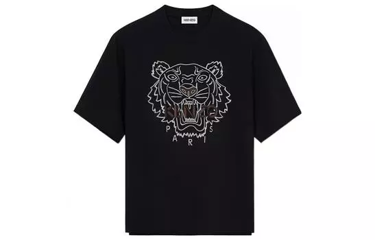 Футболка мужская Kenzo Classic Tiger Head, черный