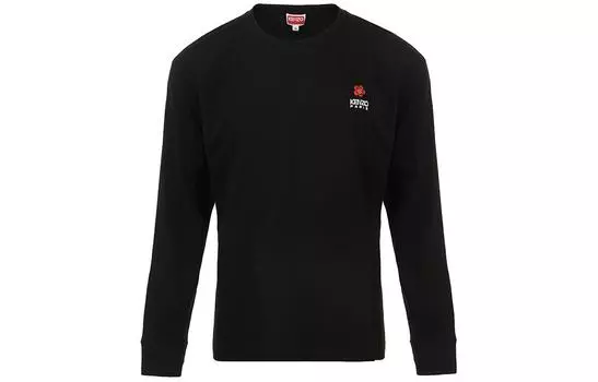 Футболка мужская Kenzo с мини логотипом, черный / белый