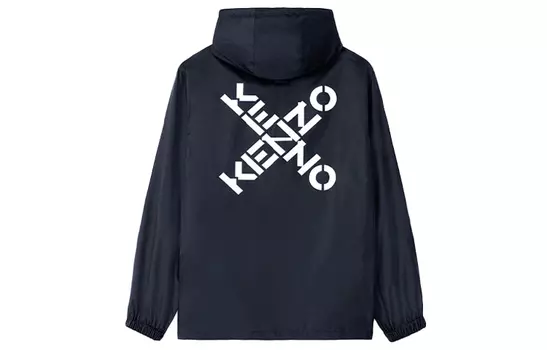 Куртка мужская Kenzo с логотипом, черный / белый