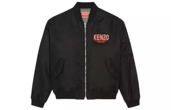 Бомбер мужской Kenzo Logo-patch, черный