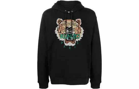 Толстовка мужская Kenzo, черный / желтый / зеленый