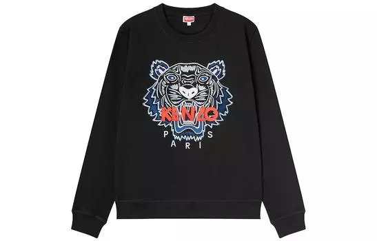 Толстовка мужская Kenzo Tiger-patch, черный