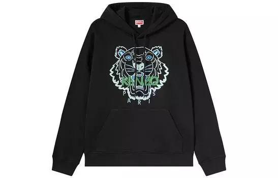 Толстовка мужская Kenzo, черный / белый / зеленый