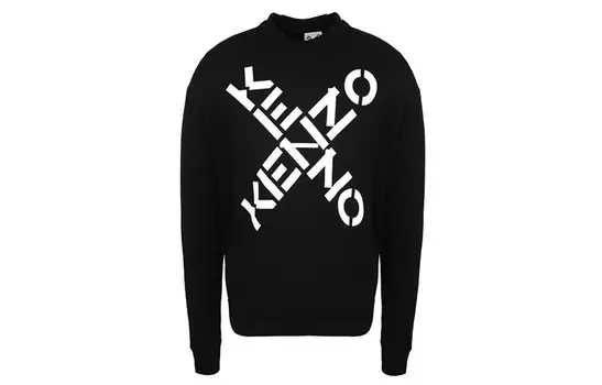 Толстовка Kenzo мужская, черный / белый