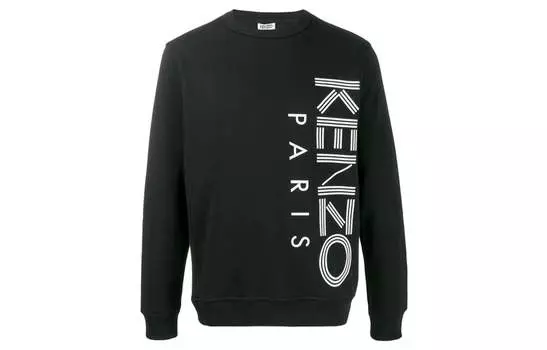 Толстовка мужская Kenzo Paris Letter Logo, черный
