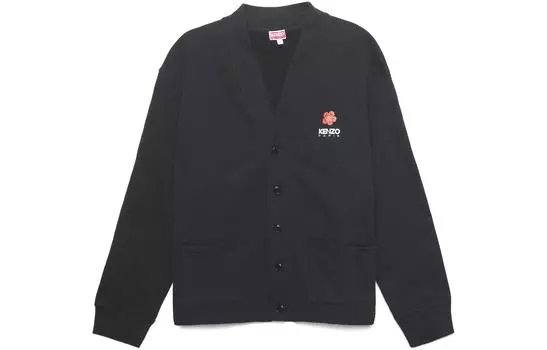 Толстовка мужская Kenzo Logo-Printed Button-Up, черный