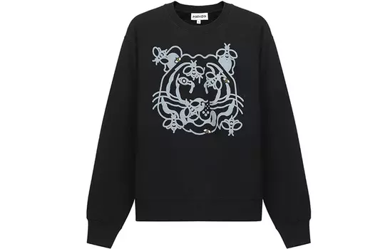 Толстовка Kenzo Letter Logo мужская, черный