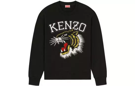 Толстовка мужская Kenzo Varsity Jungle Tiger, черный