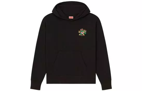 Толстовка мужская Kenzo с вышивкой, черный