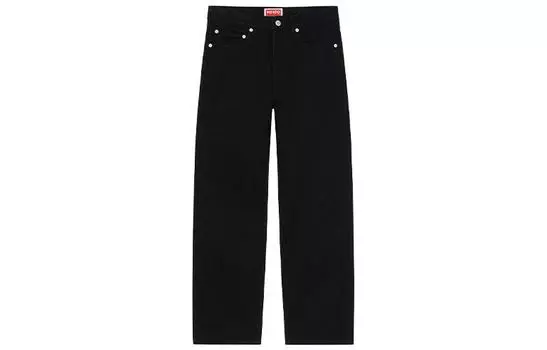 Джинсы мужские Kenzo Asagao Mid-rise Straight-leg, черный