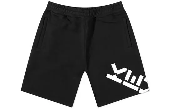 Шорты Kenzo с логотипом, черный / белый