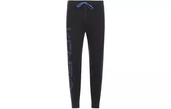 KENZO Мужские трикотажные спортивные штаны, цвет Black